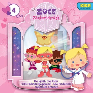 04: Mal groß, mal klein / Die Schnitzeljagband / Lila Fischlein / Supertolle Freunde als Hörbuch