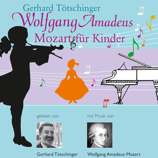 Buchcover für Wolfgang Amadeus Mozart für Kinder