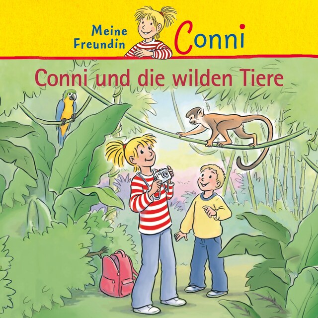 Copertina del libro per Conni und die wilden Tiere