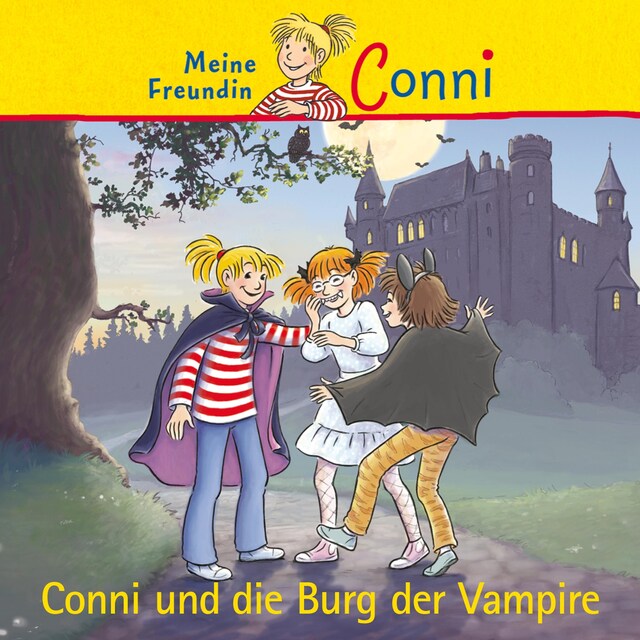 Boekomslag van Conni und die Burg der Vampire