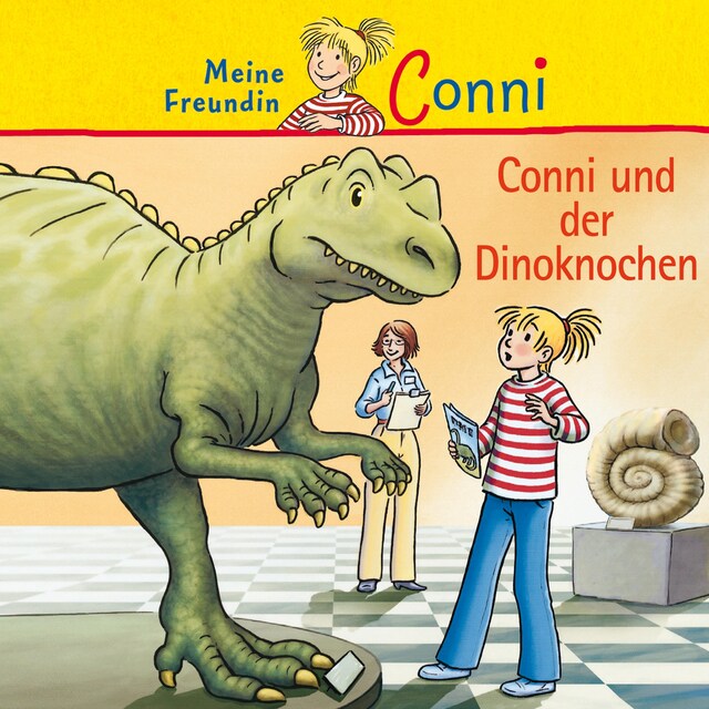 Copertina del libro per Conni und der Dinoknochen