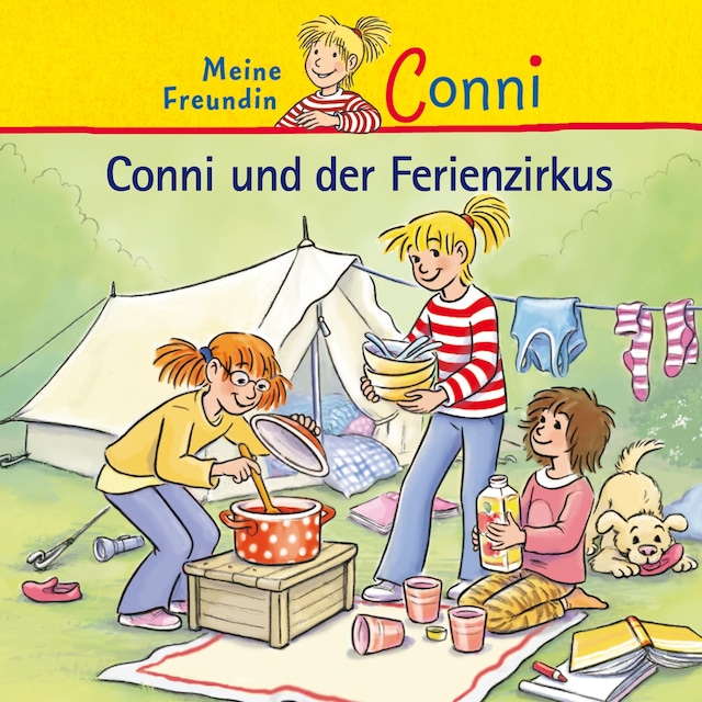 Copertina del libro per Conni und der Ferienzirkus