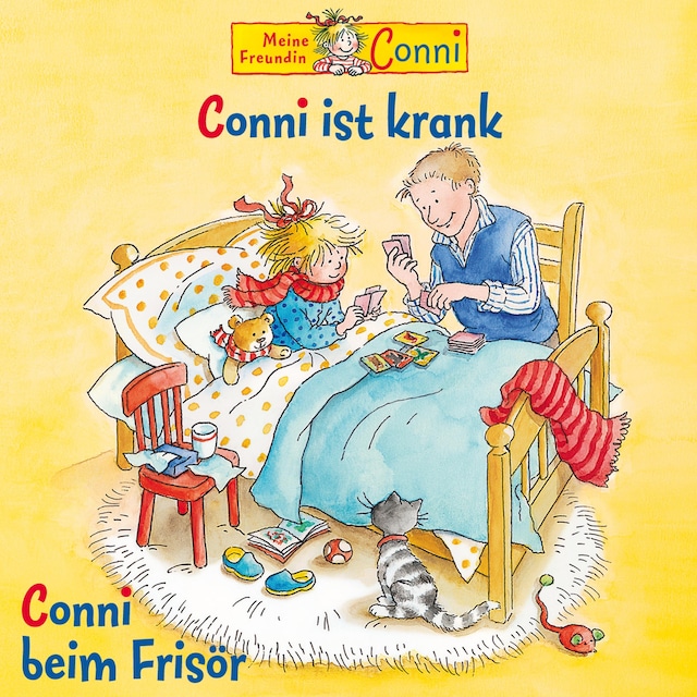 Kirjankansi teokselle Conni ist krank / Conni beim Frisör