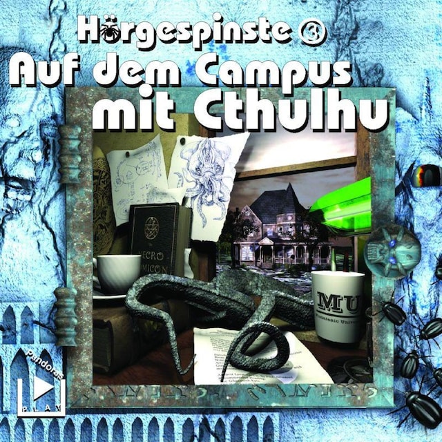 Okładka książki dla Hörgespinste 3 - Auf dem Campus mit Cthulhu