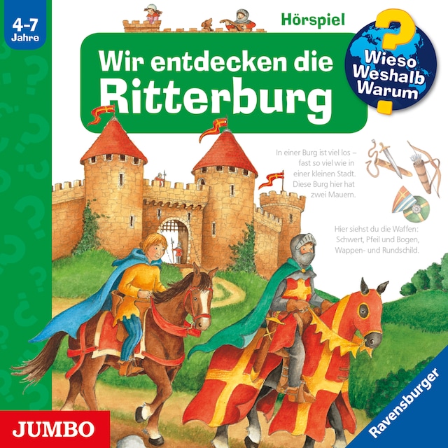 Copertina del libro per Wir entdecken die Ritterburg [Wieso? Weshalb? Warum? Folge 11]