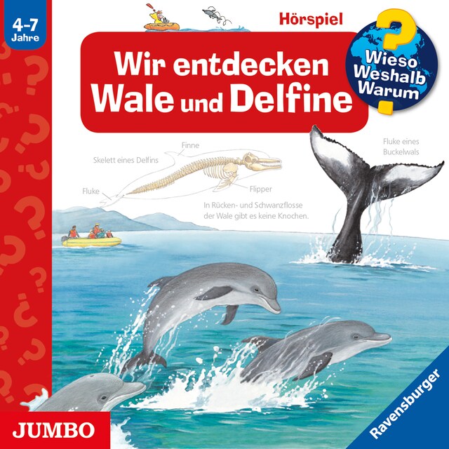 Book cover for Wir entdecken Wale und Delfine [Wieso? Weshalb? Warum? Folge 41]