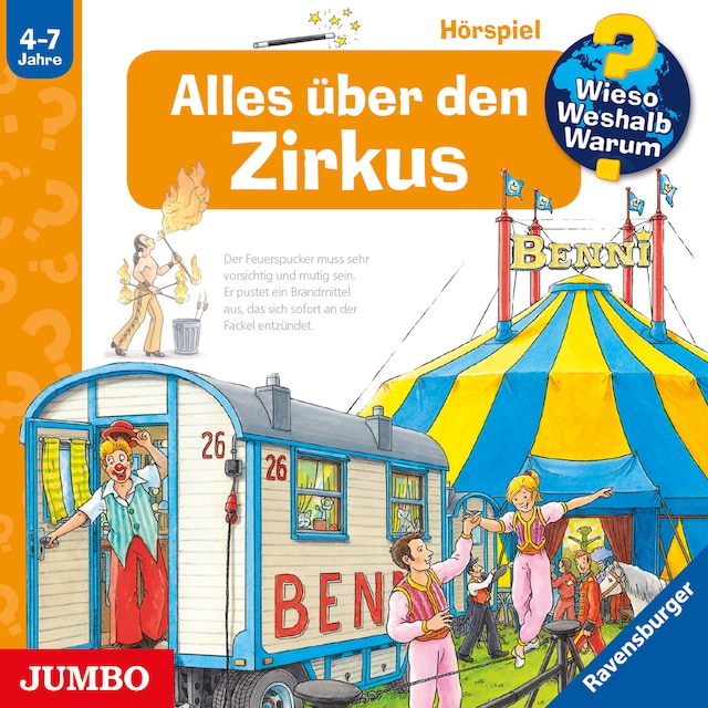 Couverture de livre pour Alles über den Zirkus [Wieso? Weshalb? Warum? Folge 44]