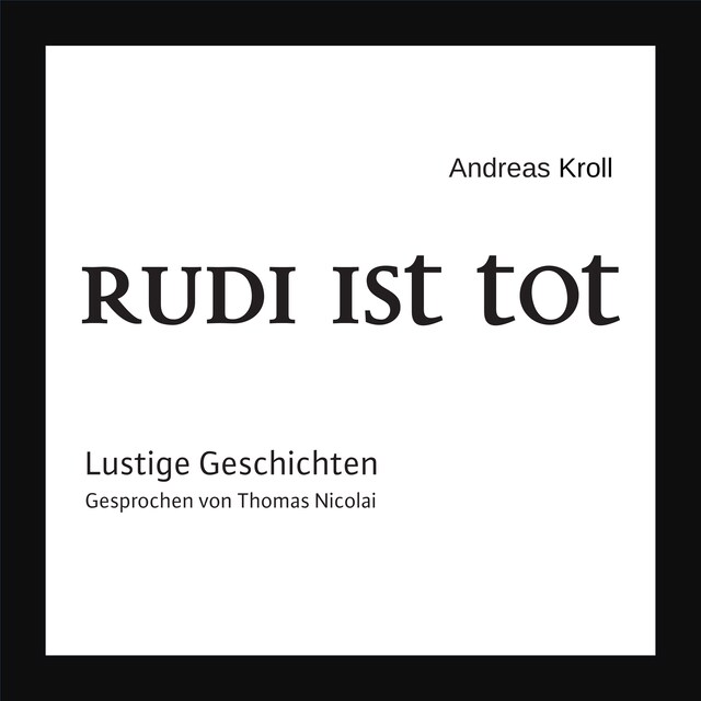 Book cover for Rudi ist tot