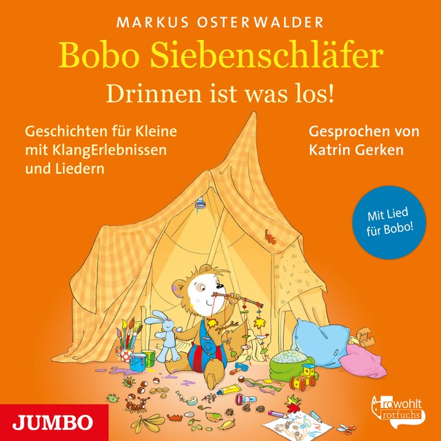 Book cover for Bobo Siebenschläfer. Drinnen ist was los!