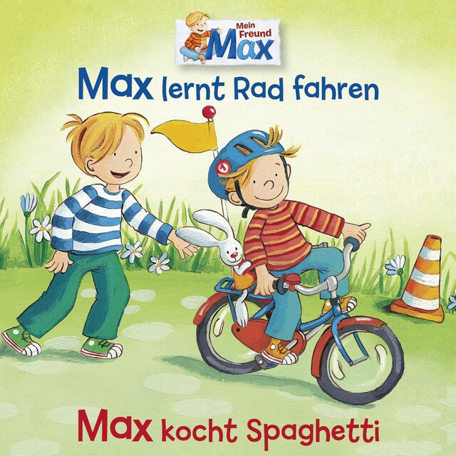 Couverture de livre pour 12: Max lernt Rad fahren / Max kocht Spaghetti