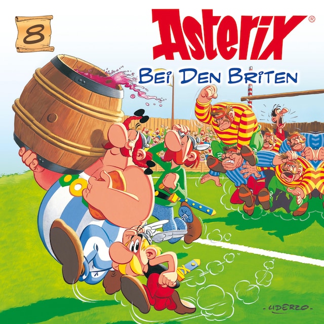 Buchcover für 08: Asterix bei den Briten