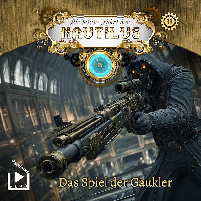 Buchcover für Die letzte Fahrt der Nautilus 11 - Das Spiel der Gaukler