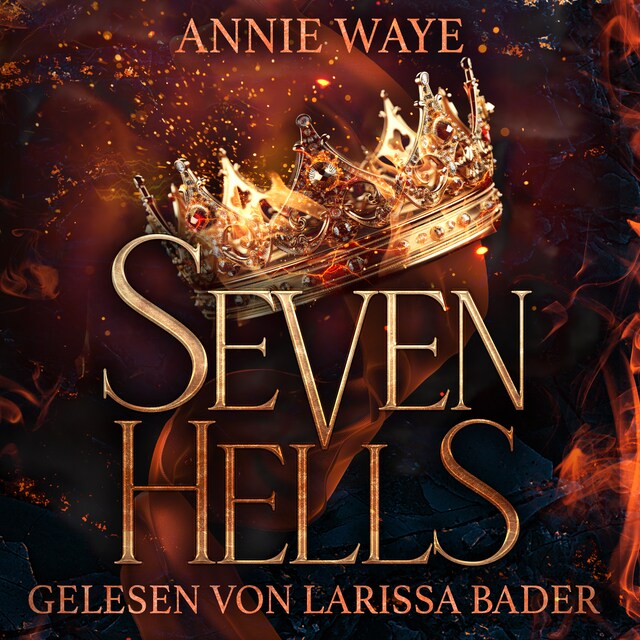 Book cover for Seven Hells 1: Glühendes Feuer - Dämonen Romantasy