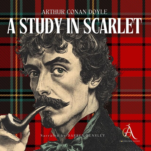 Book cover for Sherlock Holmes. A Study in Scarlet - Audiobook