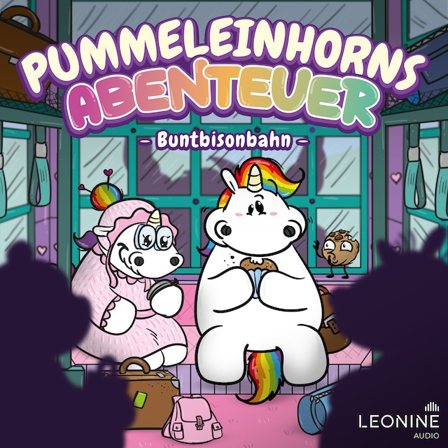 Book cover for Pummeleinhorns Abenteuer - Die Buntbisonbahn