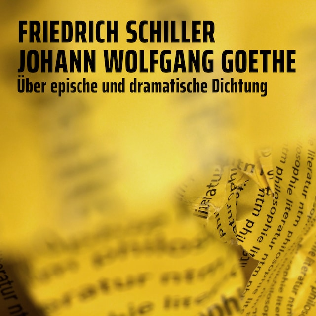 Couverture de livre pour Über epische und dramatische Dichtung