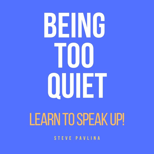 Book cover for Being Too Quiet
