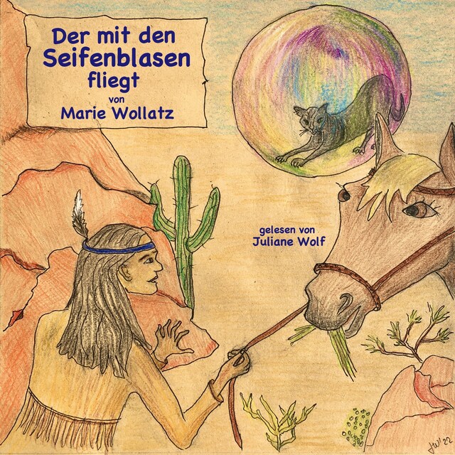 Book cover for Der mit den Seifenblasen fliegt