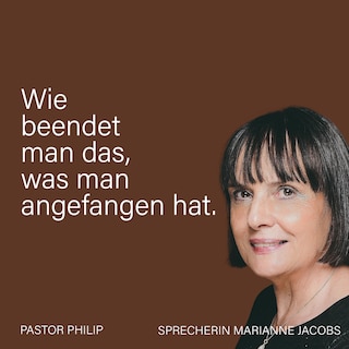 Wie beendet man das, was man angefangen hat als Hörbuch