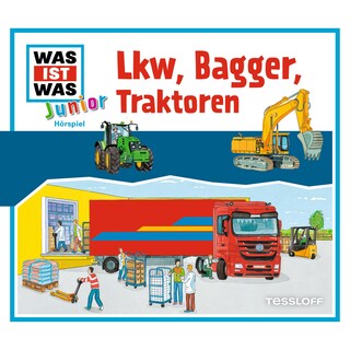 21: LKW, Bagger, Traktoren als Hörbuch