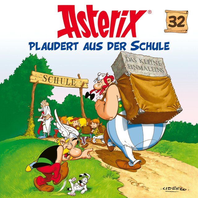 Buchcover für 32: Asterix plaudert aus der Schule