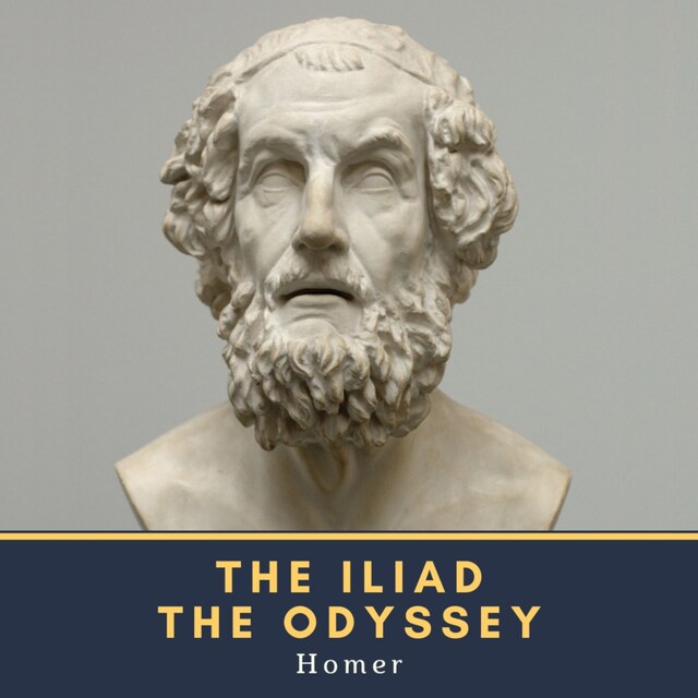 Kirjankansi teokselle The Iliad & The Odyssey