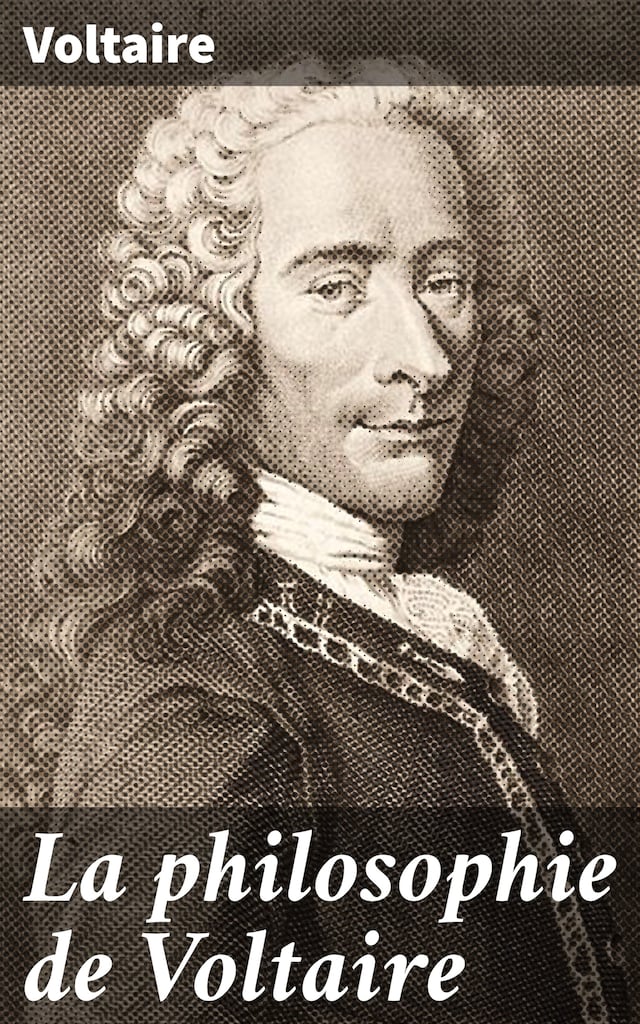 Kirjankansi teokselle La philosophie de Voltaire