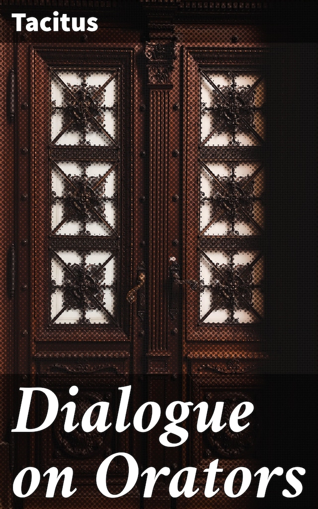 Copertina del libro per Dialogue on Orators