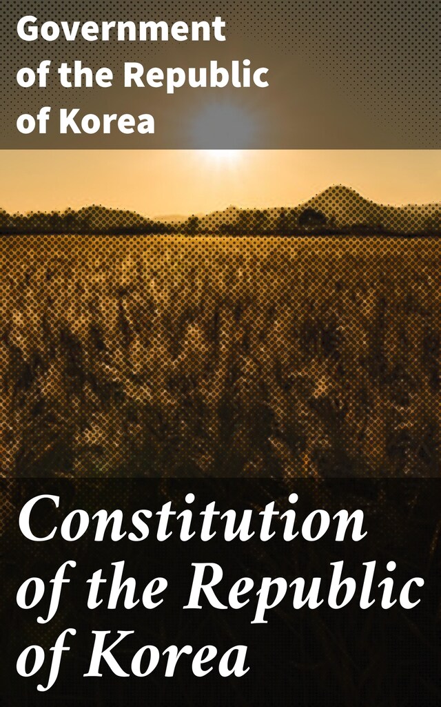 Copertina del libro per Constitution of the Republic of Korea