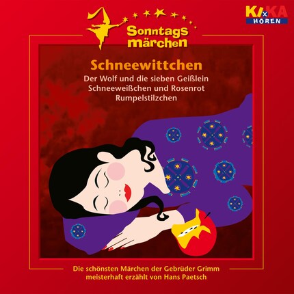 Schneewittchen / Der Wolf und die sieben Geißlein / Schneeweißchen und Rosenrot / Rumpelstilzchen (KI.KA Sonntagsmärchen) bookCoverFor