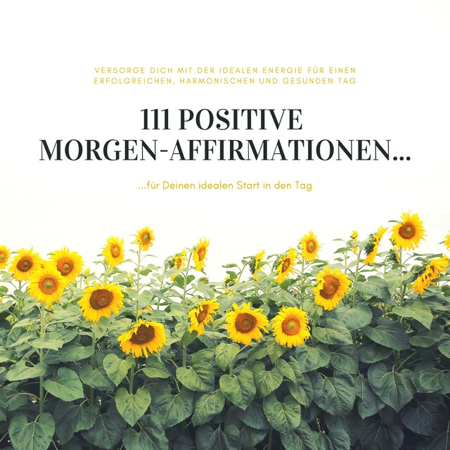 Buchcover für 111 positive Morgen-Affirmationen für Deinen idealen Start in den Tag