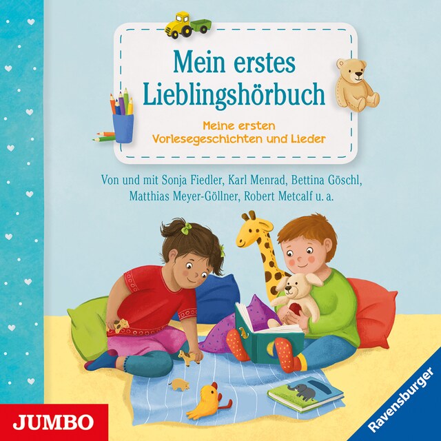 Couverture de livre pour Mein erstes Lieblingshörbuch. Erste Vorlesegeschichten und Lieder