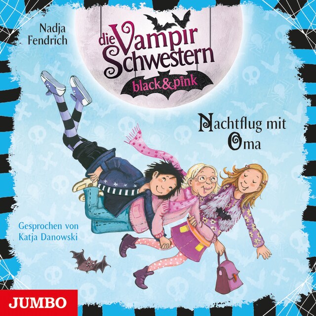 Book cover for Die Vampirschwestern black & pink. Nachtflug mit Oma [Band 5]