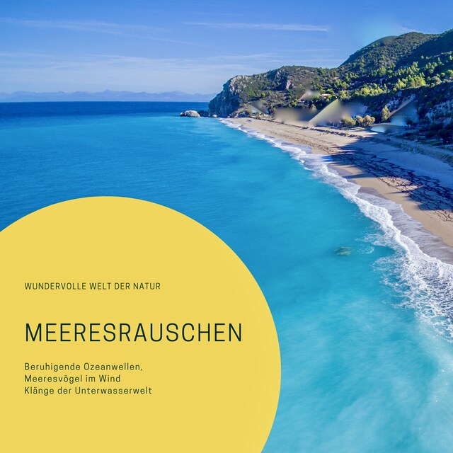 Book cover for Meeresrauschen: Beruhigende Ozeanwellen, Meeresvögel im Wind, Klänge der Unterwasserwelt