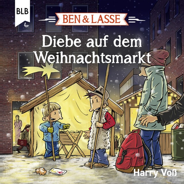 Kirjankansi teokselle Ben und Lasse - Diebe auf dem Weihnachtsmarkt
