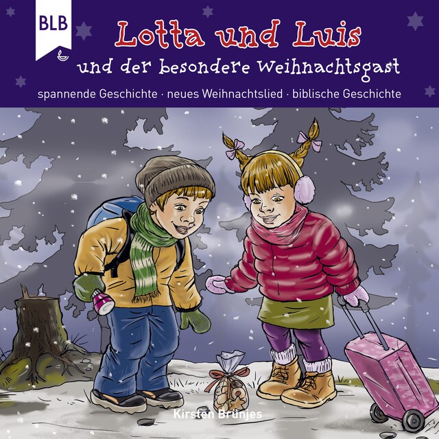 Book cover for Lotta und Luis und der besondere Weihnachtsgast
