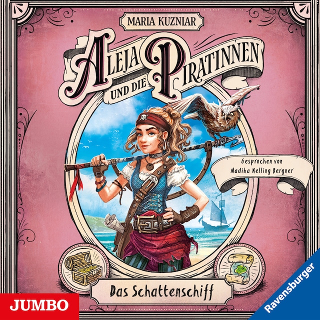 Okładka książki dla Aleja und die Piratinnen. Das Schattenschiff