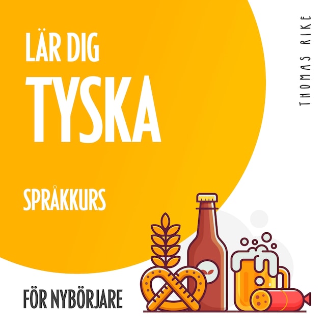 Boekomslag van Lär dig tyska (språkkurs för nybörjare)