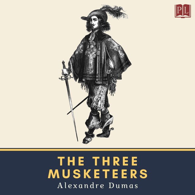 Kirjankansi teokselle The Three Musketeers