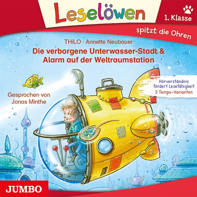 Book cover for Die verborgene Unterwasser-Stadt & Alarm auf der Weltraumstation