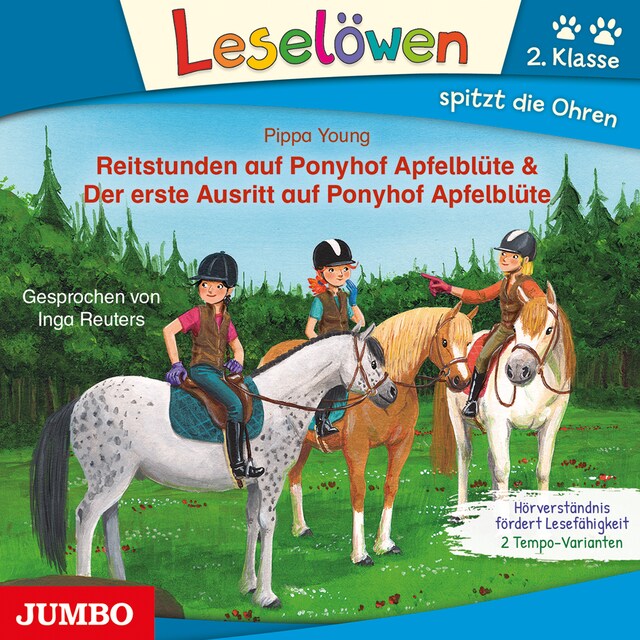 Buchcover für Reitstunden auf Ponyhof Apfelblüte & Der erste Ausritt auf Ponyhof Apfelblüte