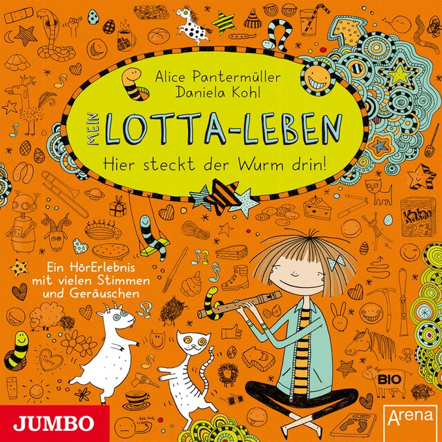 Boekomslag van Mein Lotta-Leben. Hier steckt der Wurm drin! [Band 3]