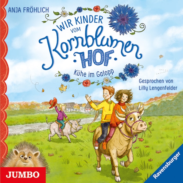 Book cover for Wir Kinder vom Kornblumenhof. Kühe im Galopp [Band 3]