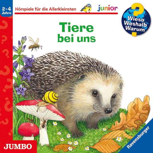 Buchcover für Tiere bei uns [Wieso? Weshalb? Warum? JUNIOR Folge 33]