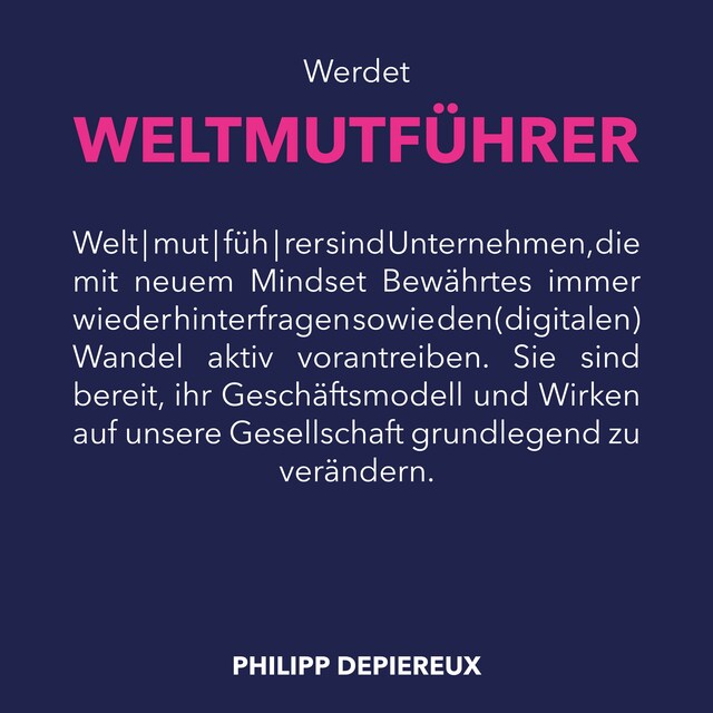 Book cover for Werdet Weltmutführer