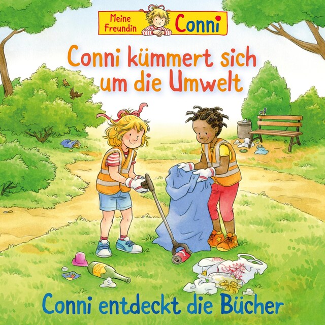 Couverture de livre pour Conni kümmert sich um die Umwelt / Conni entdeckt die Bücher