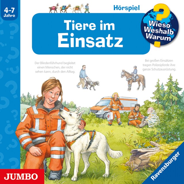 Book cover for Tiere im Einsatz [Wieso? Weshalb? Warum? Folge 16]