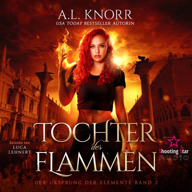 Book cover for Tochter der Flammen - Der Ursprung der Elemente, Band 2