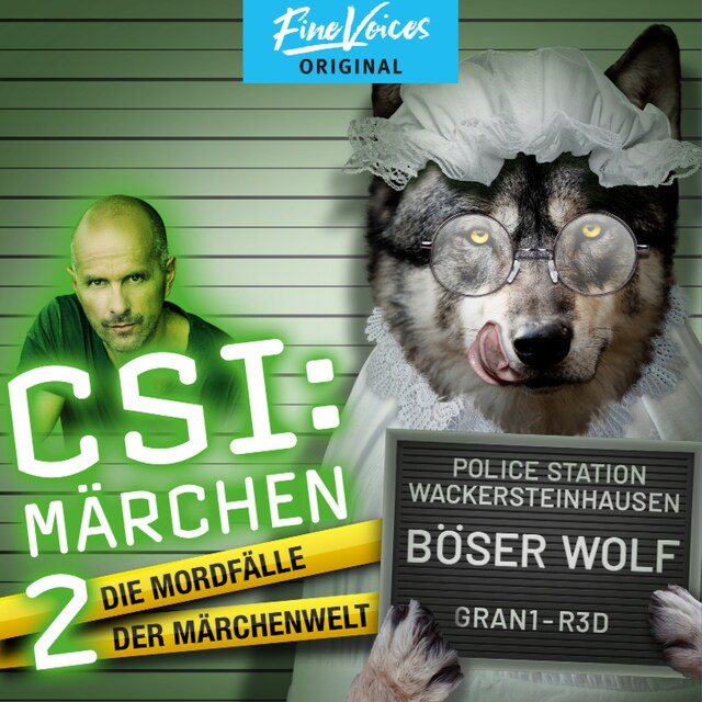 Couverture de livre pour Böser Wolf - CSI: Märchen - Neue Morde in der Märchenwelt, Band 2 (ungekürzt)