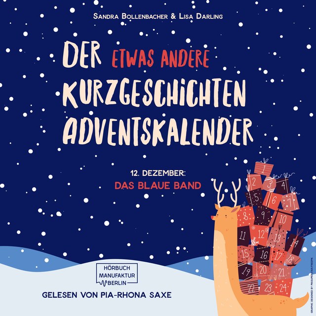 Kirjankansi teokselle Das blaue Band - Der etwas andere Kurzgeschichten Adventskalender, Türchen 12 (ungekürzt)